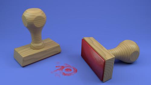 Simple rubber stamp preview image
